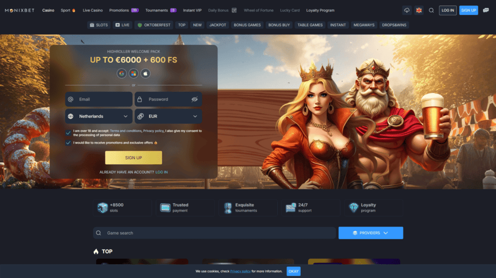 monixbet online casino buitenland